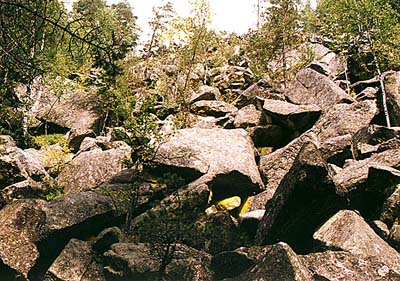 Nrodn park a chrnn krajinn oblast umava, tzv. kamenn moe (pozstatek innosti ledovce), foto: Lubor Mrzek