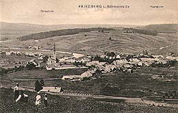 Frymburk, historick� foto bez Lipensk� p�ehrady, foto: J.Siedel