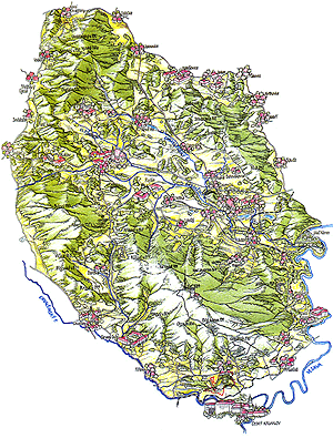 Mapa CHKO Blansk� les